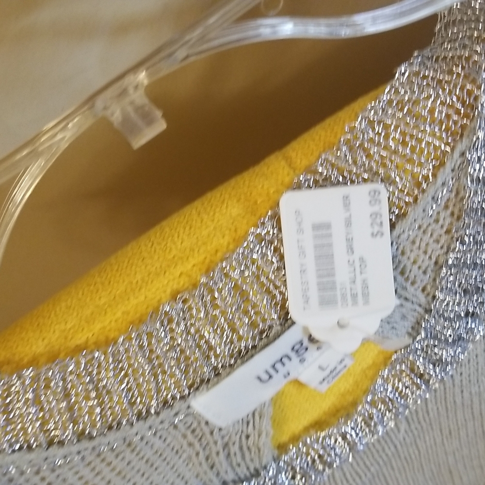 silver blouse - Picture 2 of 2